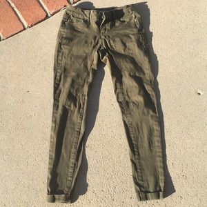 Olive Denim Jeans